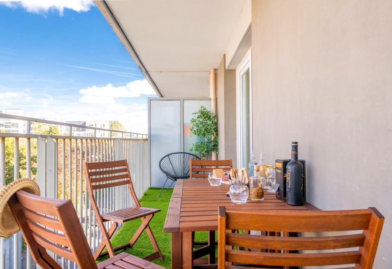 Caopeo - Top Hote Paris - 8 Personnes Balcon Parking 圣但尼 外观 照片