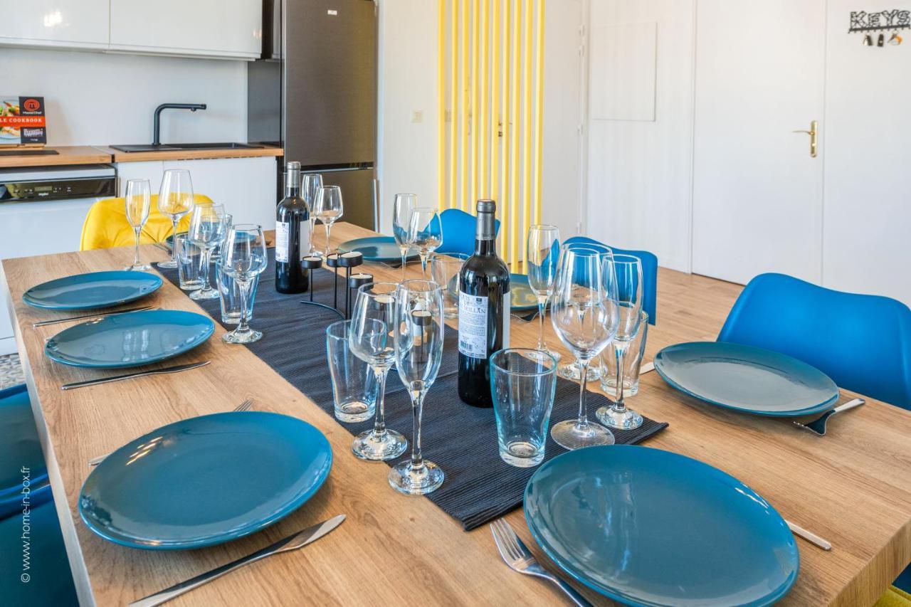 Caopeo - Top Hote Paris - 8 Personnes Balcon Parking 圣但尼 外观 照片