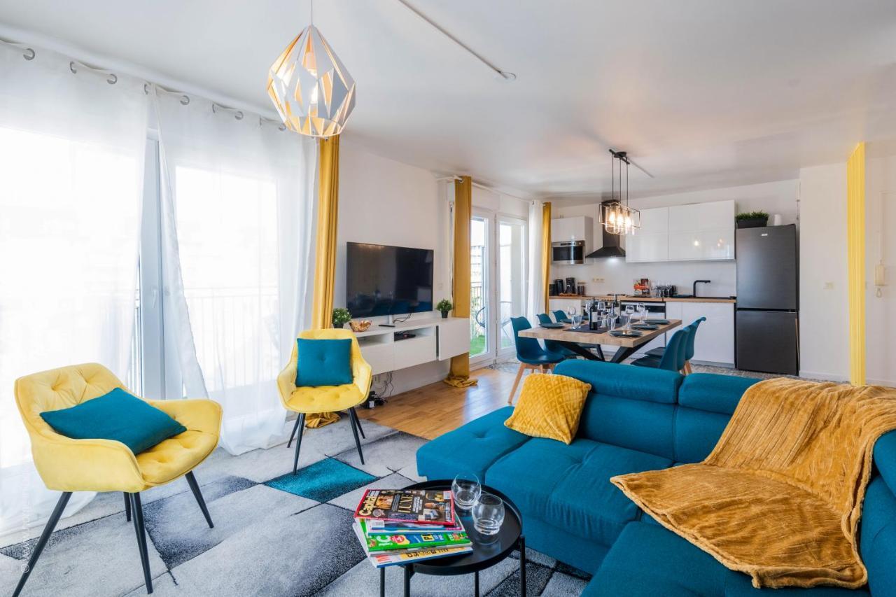 Caopeo - Top Hote Paris - 8 Personnes Balcon Parking 圣但尼 外观 照片